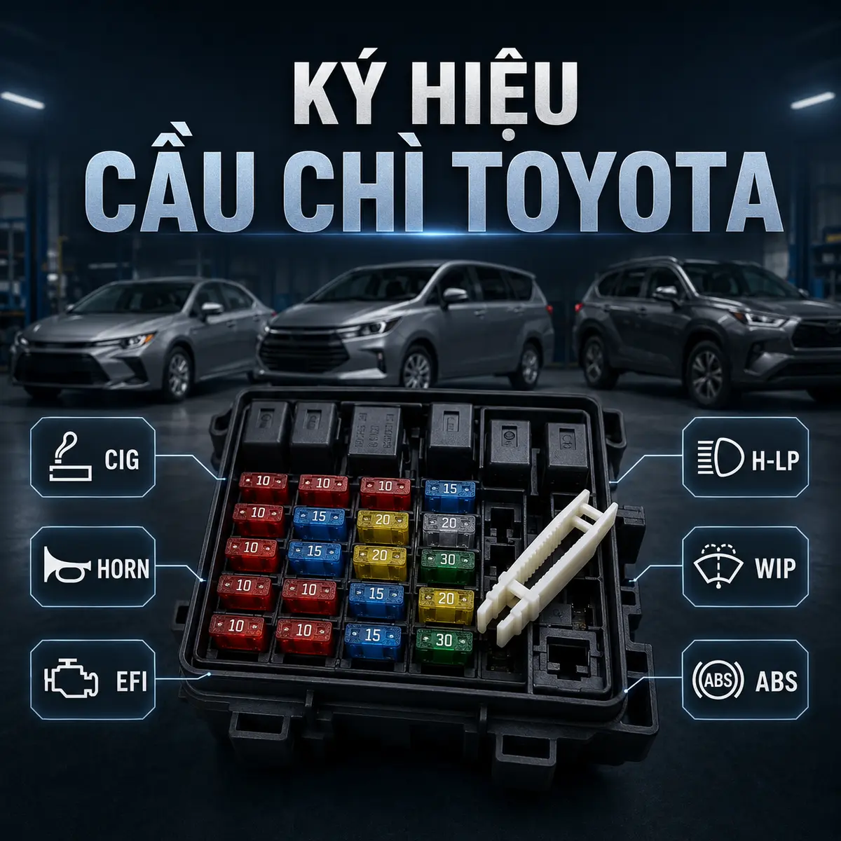Ký Hiệu Cầu Chì Toyota: Hướng Dẫn Chi Tiết và Chính Xác